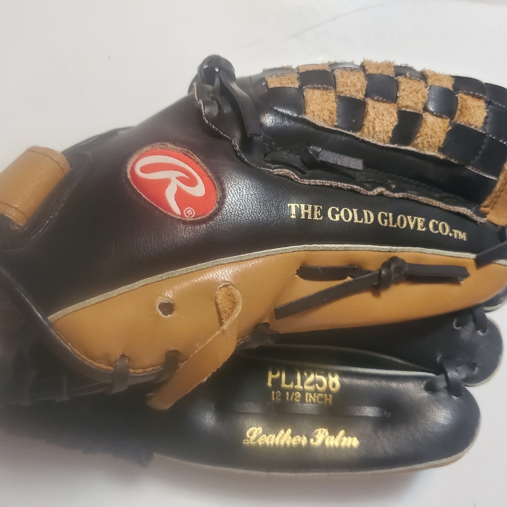 Rawlings 12.5" Players Series Leather Palm Baseball PL1258 Glove The Gold Glove